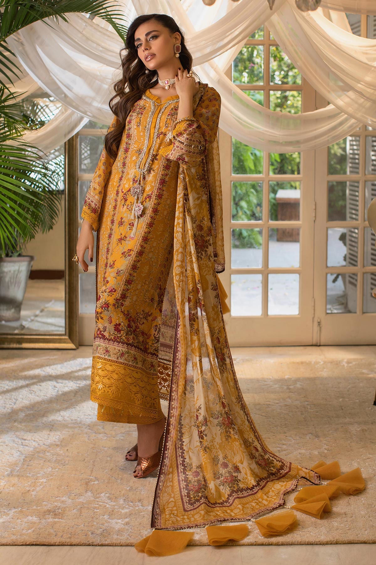 Annus Abrar | Luxe Silk Pret | MILENA by Annus Abrar - Designer Dress - Type: Ladies Clothes - Available at Libayah - 100% Original