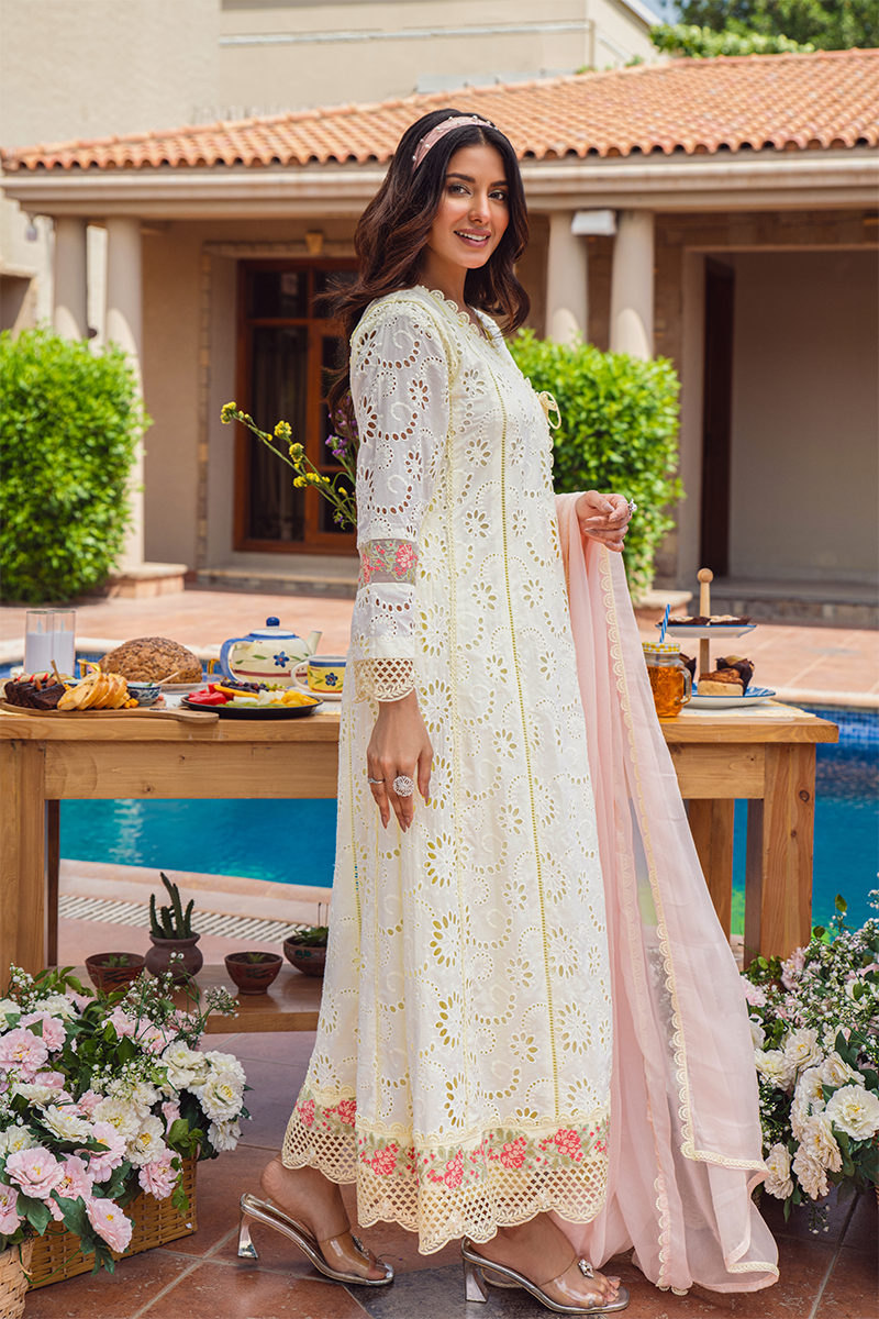 Fatima Khan | Luxury Pret 24 | LEMON BLUSH by Fatima Khan - Designer Dress - Type: Luxury - Available at Libayah - 100% Original