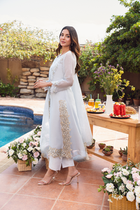 Fatima Khan | Luxury Pret 24 | MISTY GREY by Fatima Khan - Designer Dress - Type: Luxury - Available at Libayah - 100% Original