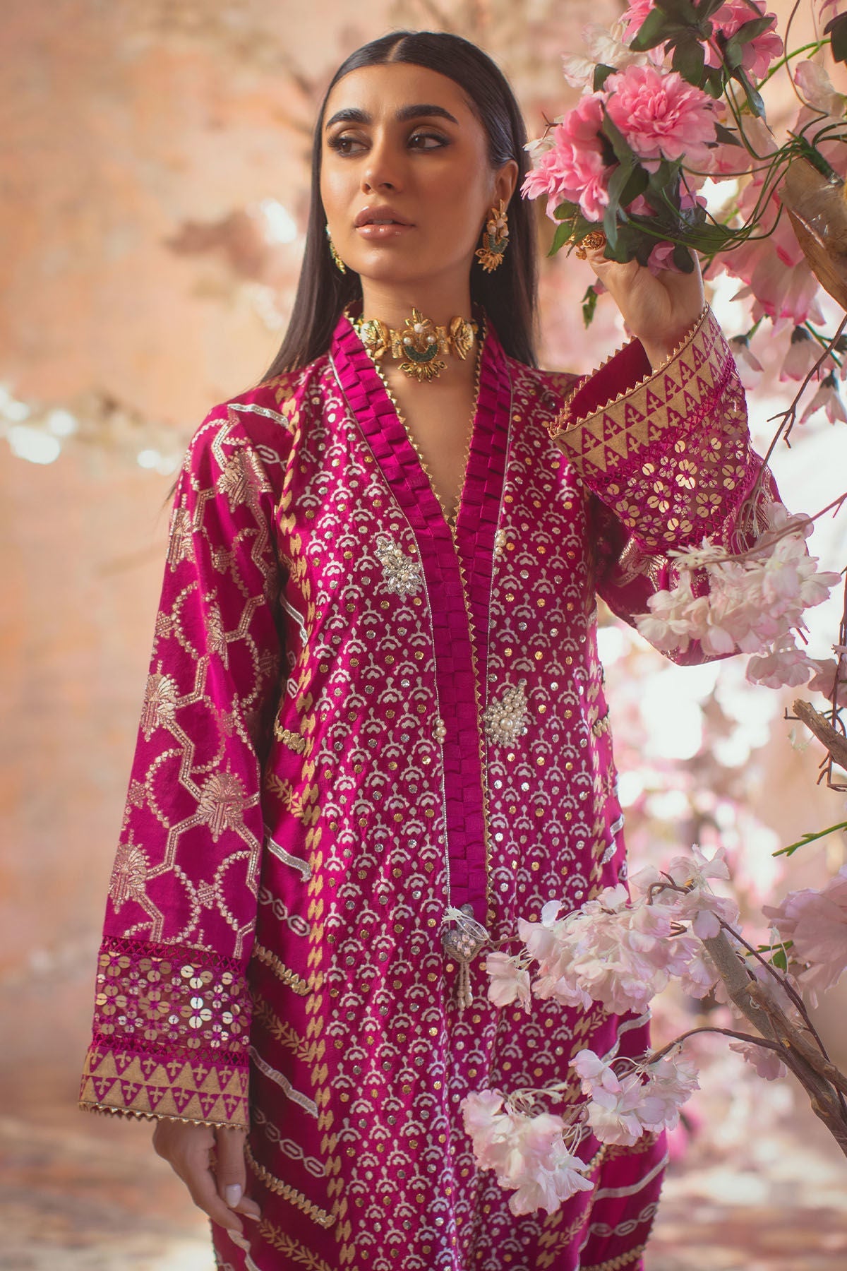 Annus Abrar | Designer Picks 24 | ARUSHA PINK by Annus Abrar - Designer Dress - Type: Ladies Clothes - Available at Libayah - 100% Original
