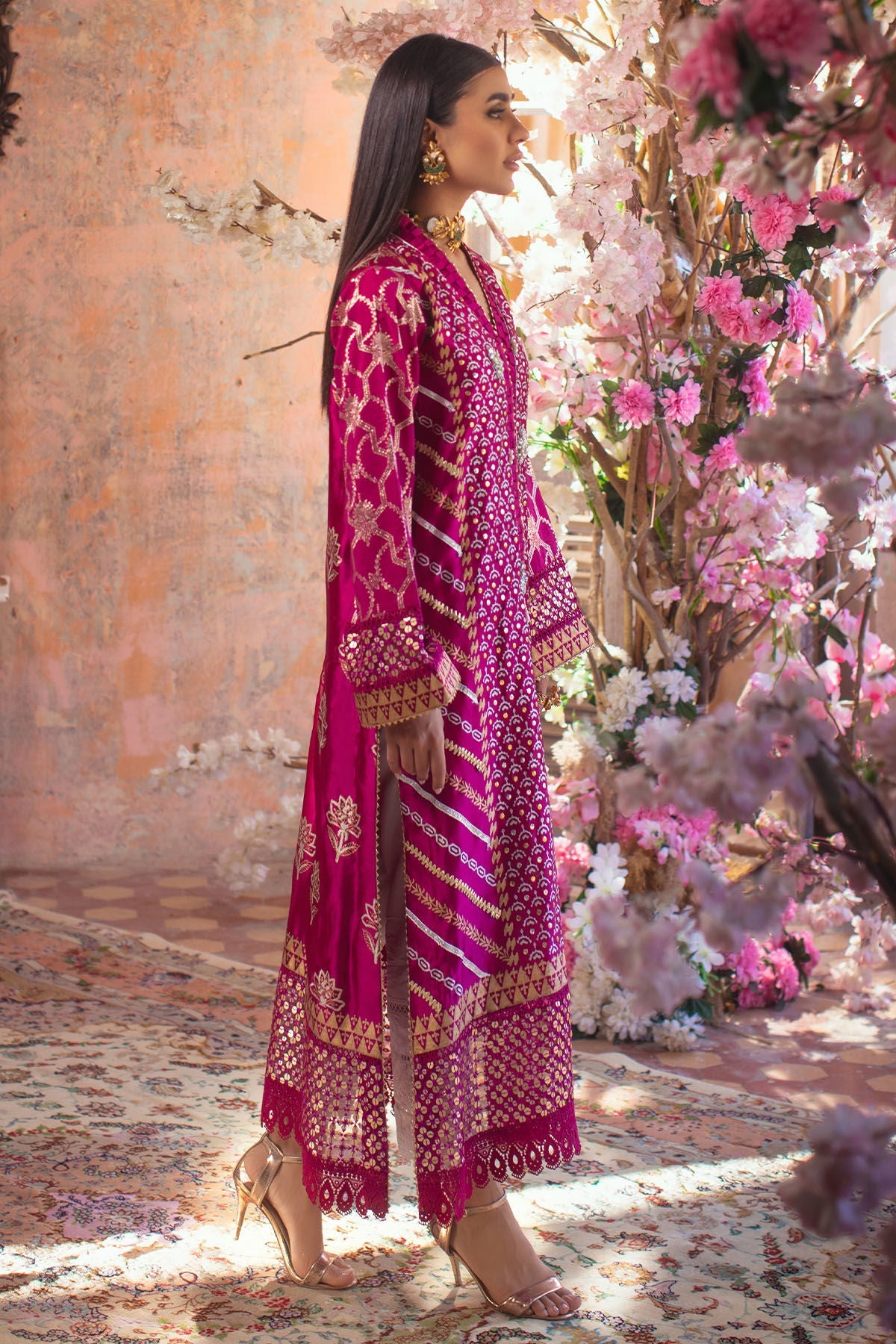 Annus Abrar | Designer Picks 24 | ARUSHA PINK by Annus Abrar - Designer Dress - Type: Ladies Clothes - Available at Libayah - 100% Original