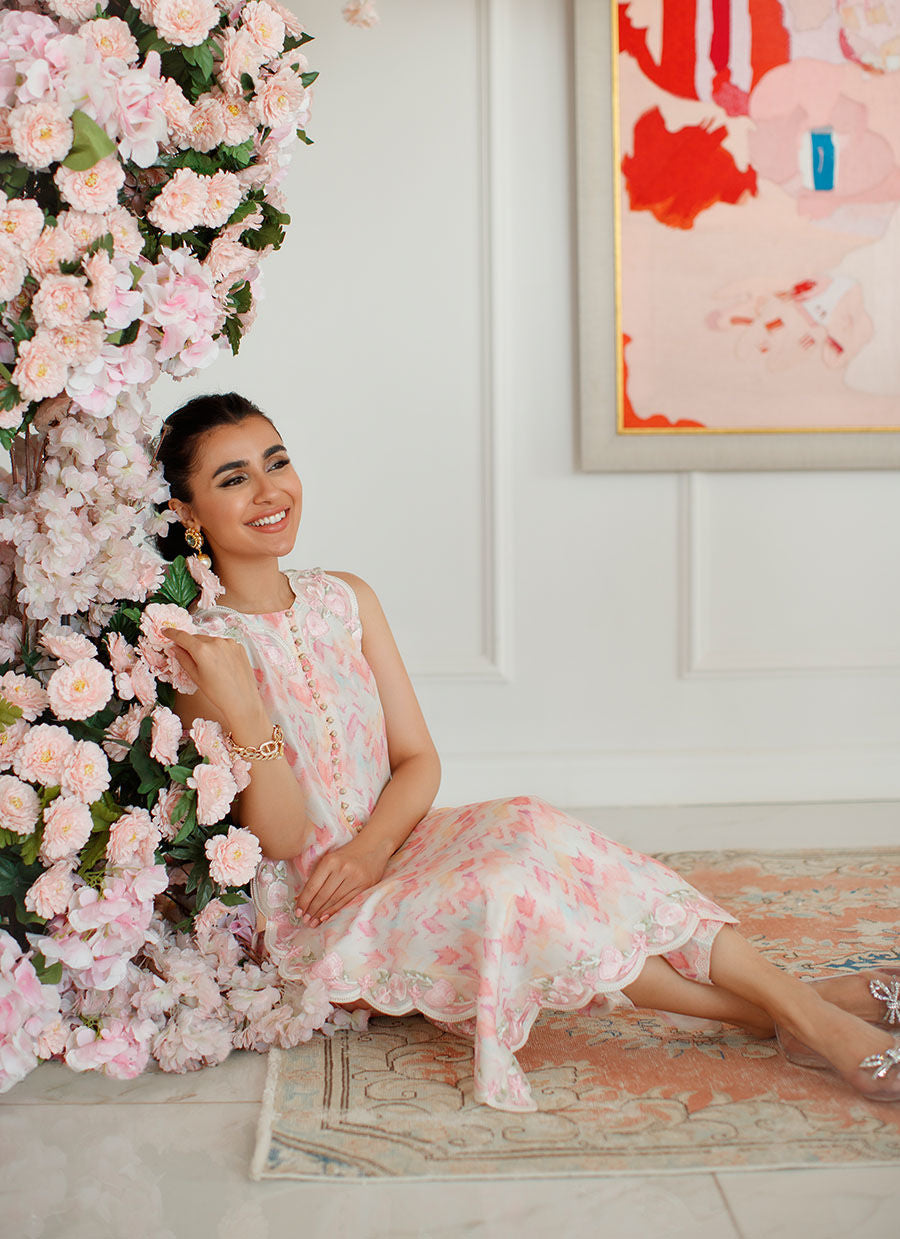 Farah Talib Aziz | Designer Picks 24 | IKAT EMMA SHIRT AND DUPATTA by Farah Talib Aziz - Designer Dress - Type: Ladies Clothes - Available at Libayah - 100% Original