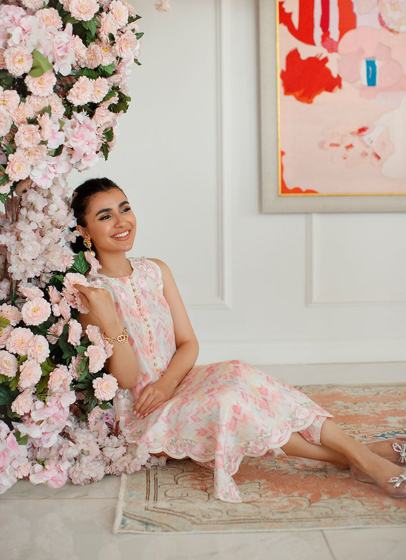 Farah Talib Aziz | Designer Picks 24 | IKAT EMMA SHIRT AND DUPATTA by Farah Talib Aziz - Designer Dress - Type: Ladies Clothes - Available at Libayah - 100% Original