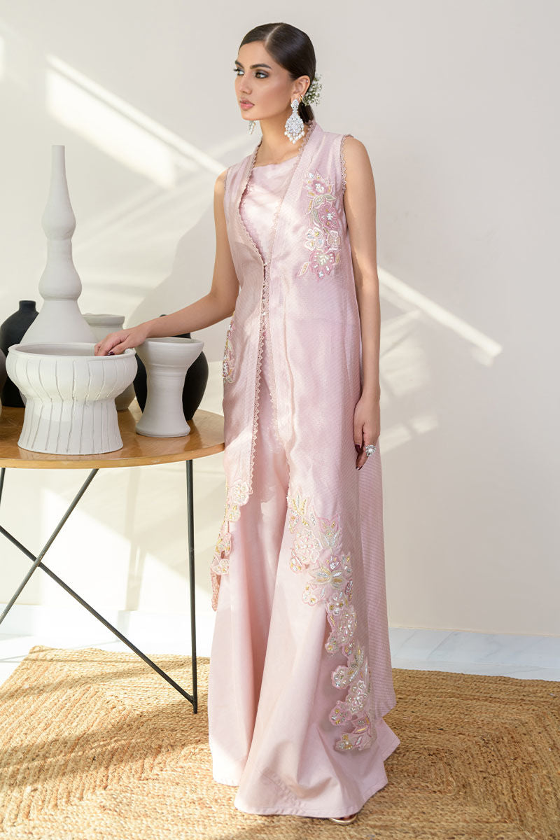 Fatima Khan | Luxury Pret 24 | TISSUE PINK by Fatima Khan - Designer Dress - Type: Luxury - Available at Libayah - 100% Original