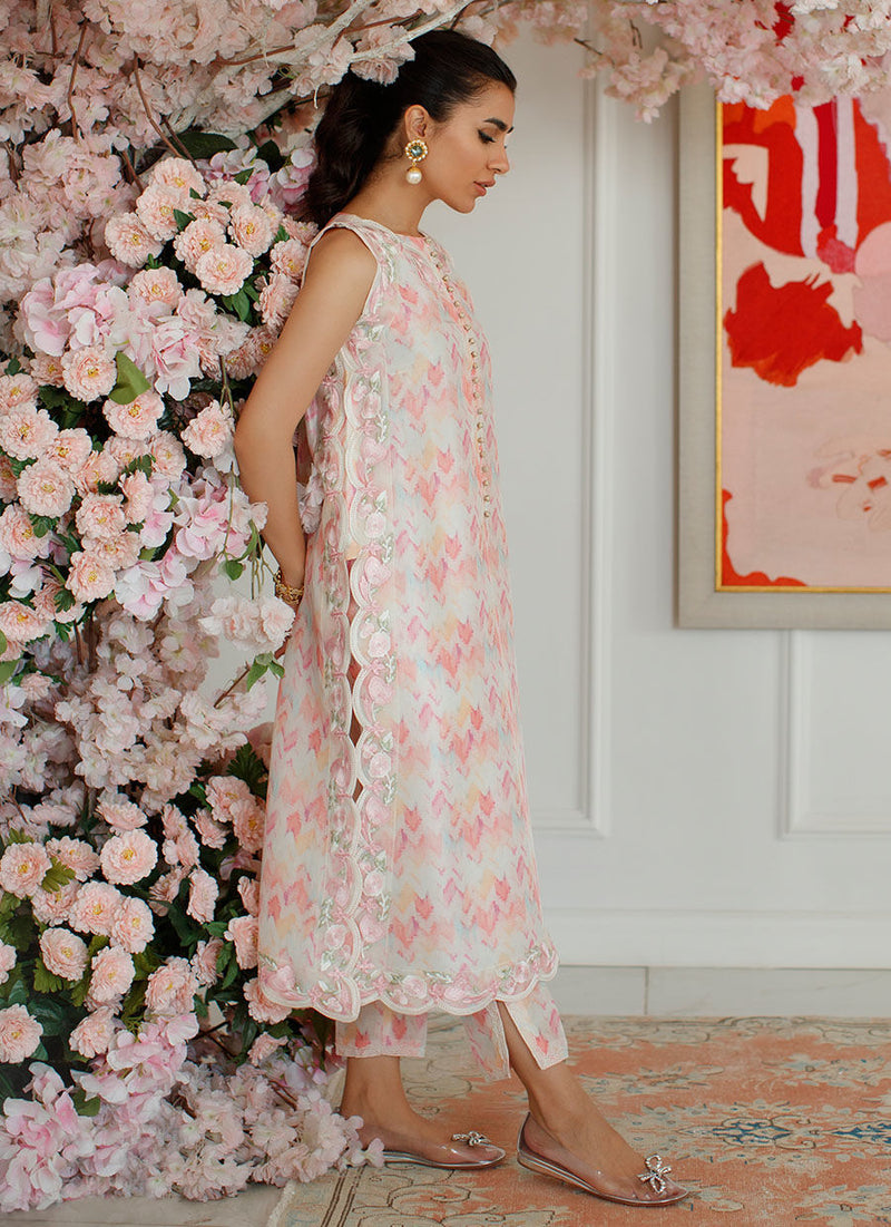 Farah Talib Aziz | Designer Picks 24 | IKAT EMMA SHIRT AND DUPATTA by Farah Talib Aziz - Designer Dress - Type: Ladies Clothes - Available at Libayah - 100% Original