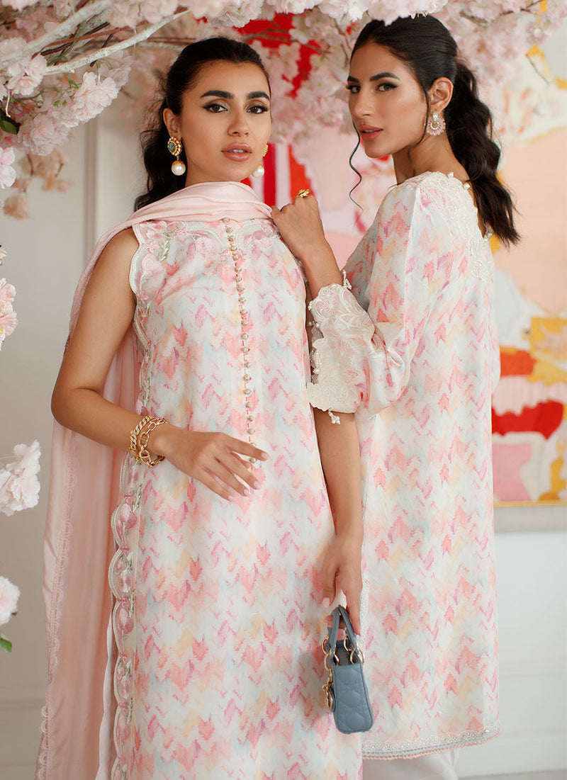 Farah Talib Aziz | Designer Picks 24 | IKAT EMMA SHIRT AND DUPATTA by Farah Talib Aziz - Designer Dress - Type: Ladies Clothes - Available at Libayah - 100% Original