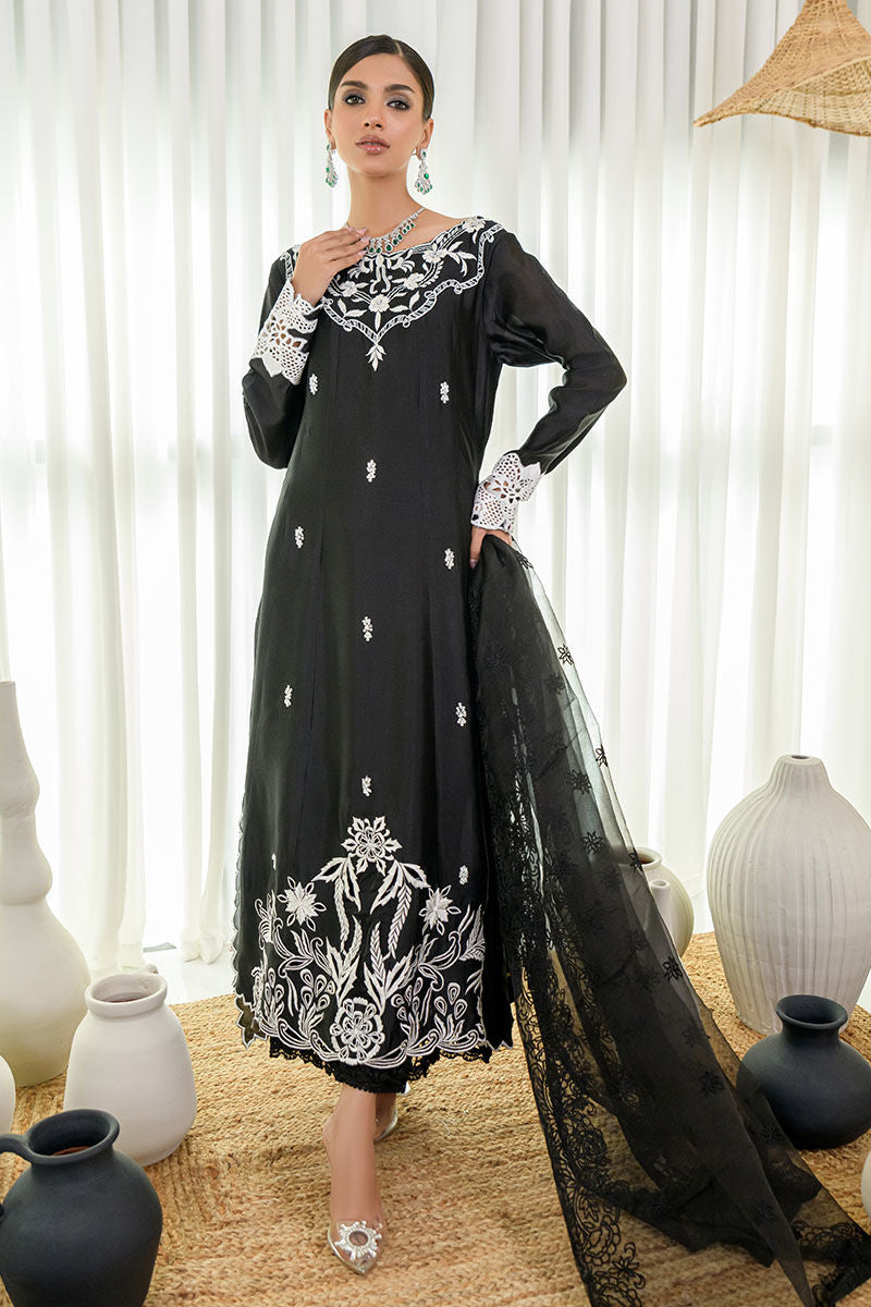 Fatima Khan | Luxury Pret 24 | SALT BLACK by Fatima Khan - Designer Dress - Type: Luxury - Available at Libayah - 100% Original