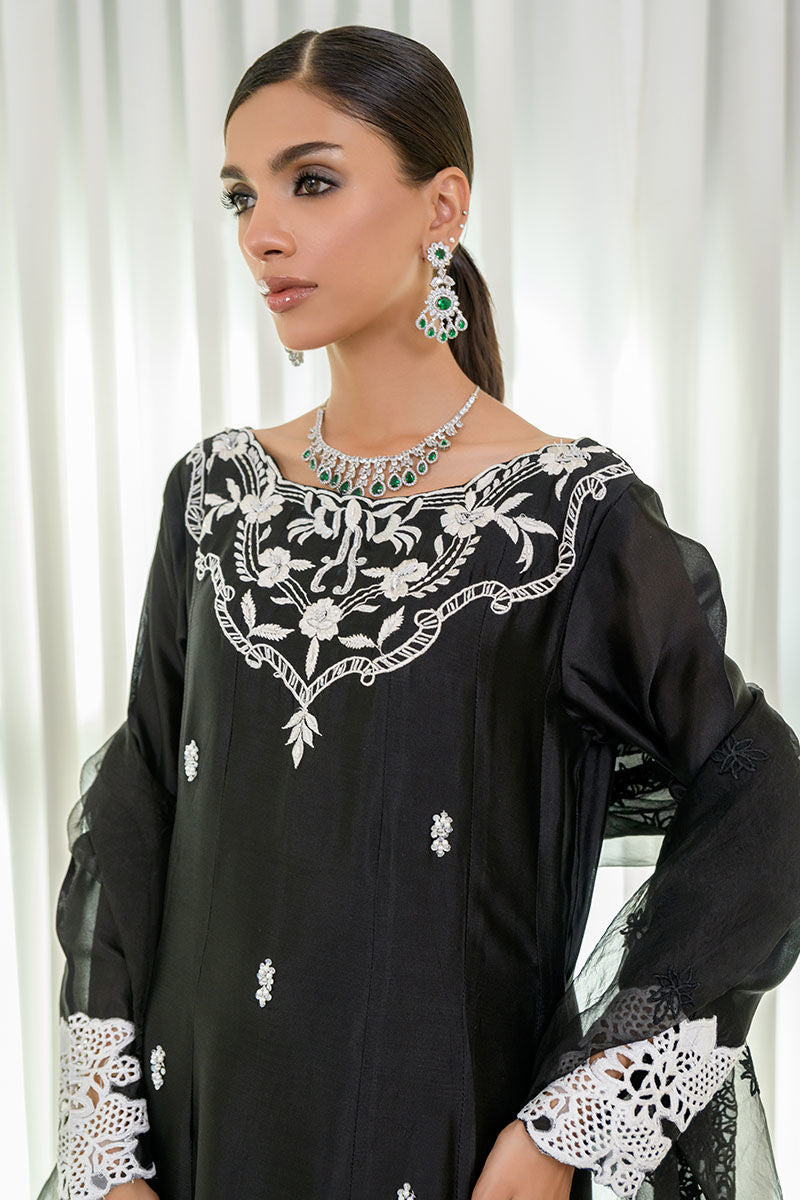 Fatima Khan | Luxury Pret 24 | SALT BLACK by Fatima Khan - Designer Dress - Type: Luxury - Available at Libayah - 100% Original