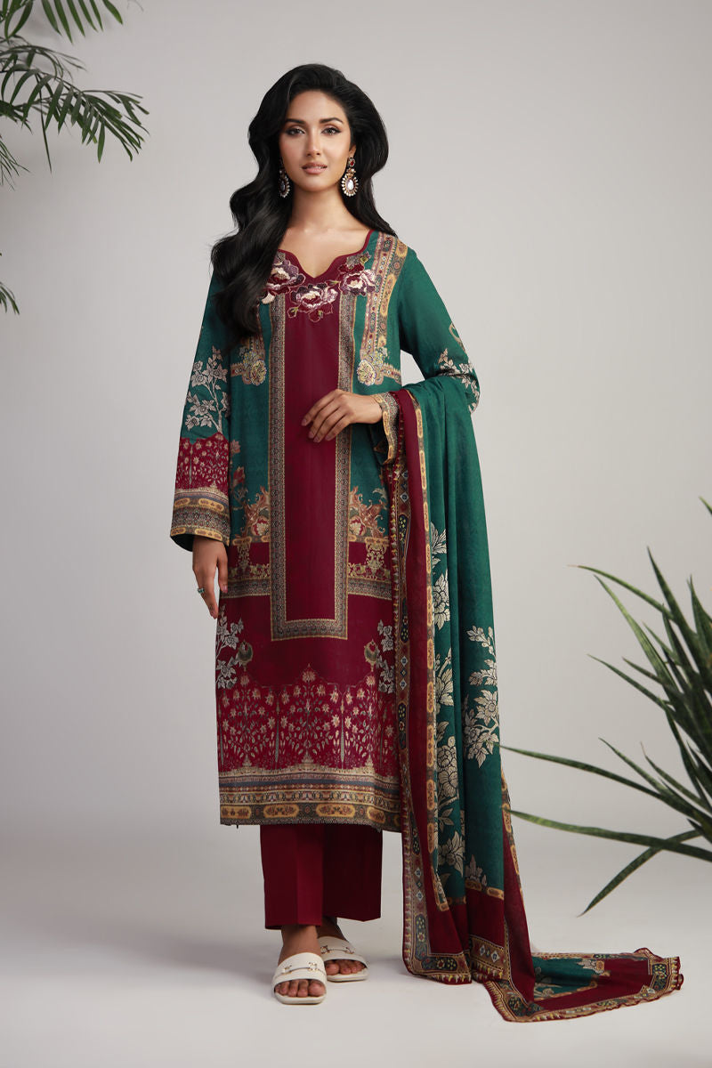 Shamaeel Ansari | Gulrang Lawn | Gulrang-02 by Shamaeel Ansari - Designer Dress  - Type : Ladies Clothes - Available at Libayah - 100% Original 