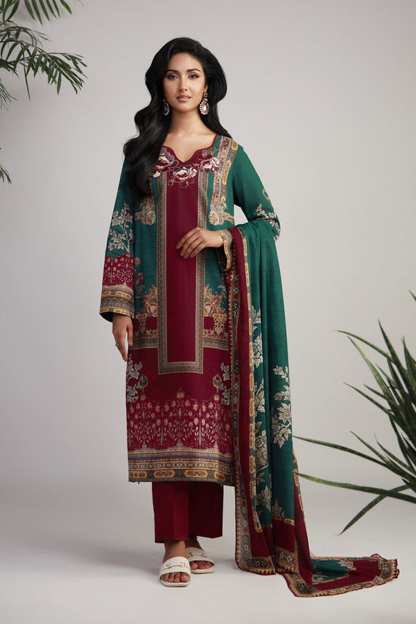 Shamaeel Ansari | Gulrang Lawn | Gulrang-02 by Shamaeel Ansari - Designer Dress  - Type : Ladies Clothes - Available at Libayah - 100% Original 