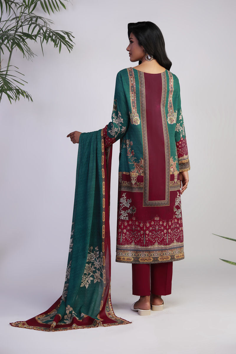 Shamaeel Ansari | Gulrang Lawn | Gulrang-02 by Shamaeel Ansari - Designer Dress  - Type : Ladies Clothes - Available at Libayah - 100% Original 