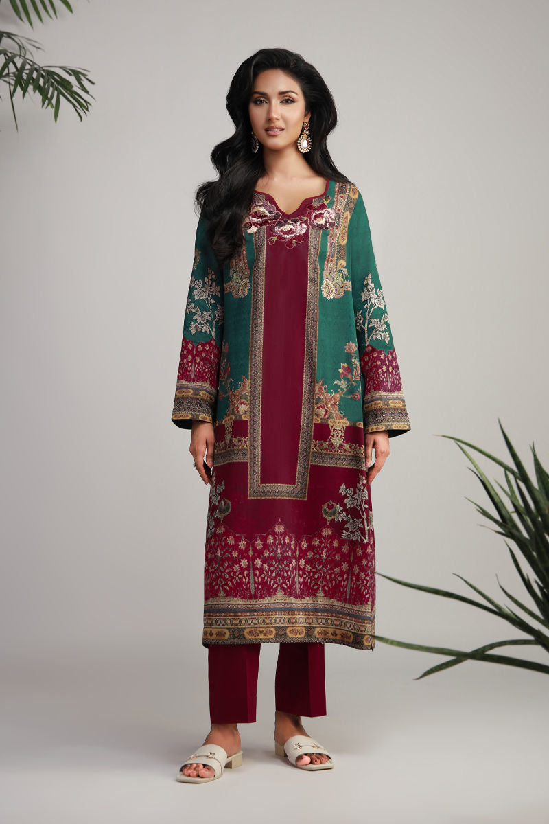 Shamaeel Ansari | Gulrang Lawn | Gulrang-02 by Shamaeel Ansari - Designer Dress  - Type : Ladies Clothes - Available at Libayah - 100% Original 