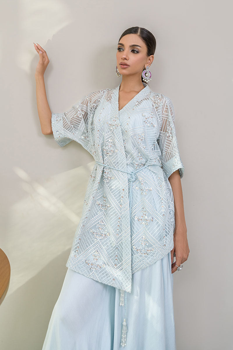Fatima Khan | Luxury Pret 24 | LUSCIOUS BLUE by Fatima Khan - Designer Dress - Type: Luxury - Available at Libayah - 100% Original