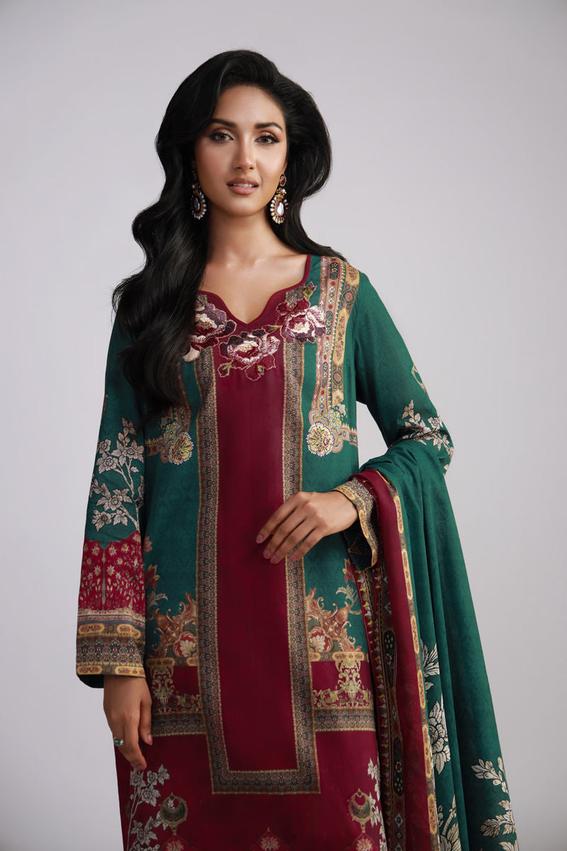 Shamaeel Ansari | Gulrang Lawn | Gulrang-02 by Shamaeel Ansari - Designer Dress  - Type : Ladies Clothes - Available at Libayah - 100% Original 