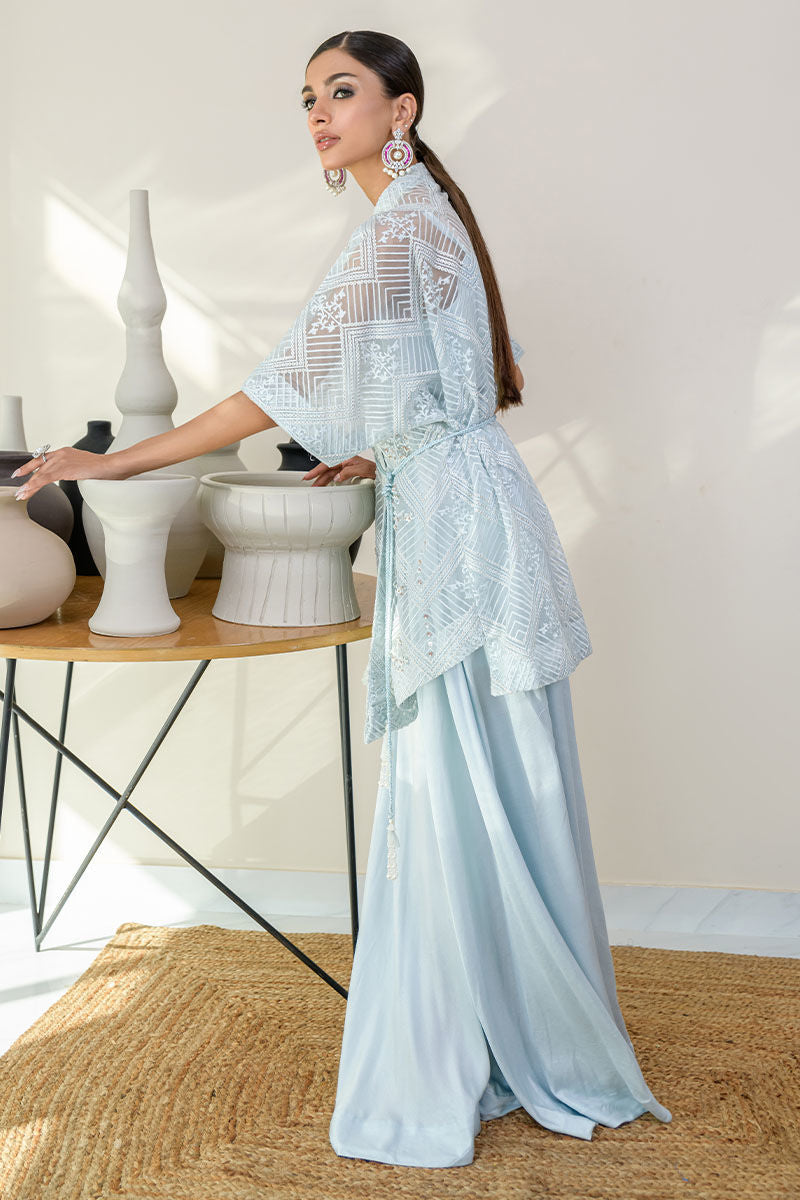 Fatima Khan | Luxury Pret 24 | LUSCIOUS BLUE by Fatima Khan - Designer Dress - Type: Luxury - Available at Libayah - 100% Original