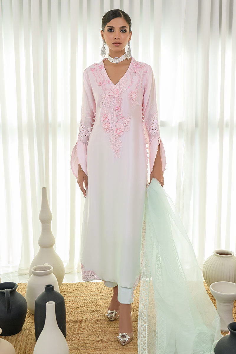 Fatima Khan | Luxury Pret 24 | OMBRE PINK by Fatima Khan - Designer Dress - Type: Luxury - Available at Libayah - 100% Original