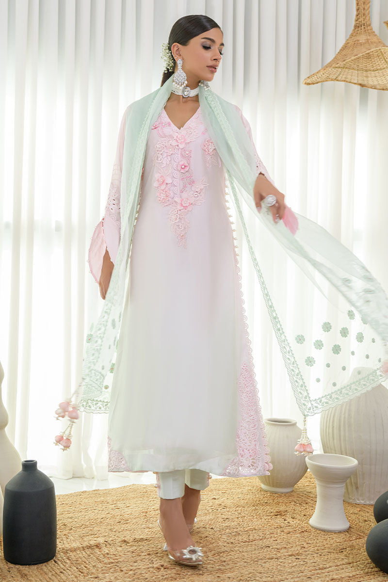 Fatima Khan | Luxury Pret 24 | OMBRE PINK by Fatima Khan - Designer Dress - Type: Luxury - Available at Libayah - 100% Original