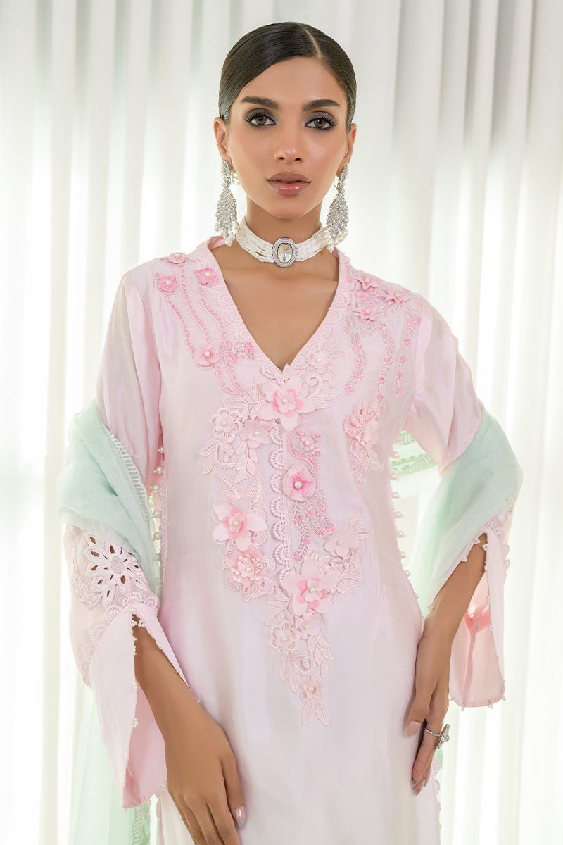 Fatima Khan | Luxury Pret 24 | OMBRE PINK by Fatima Khan - Designer Dress - Type: Luxury - Available at Libayah - 100% Original