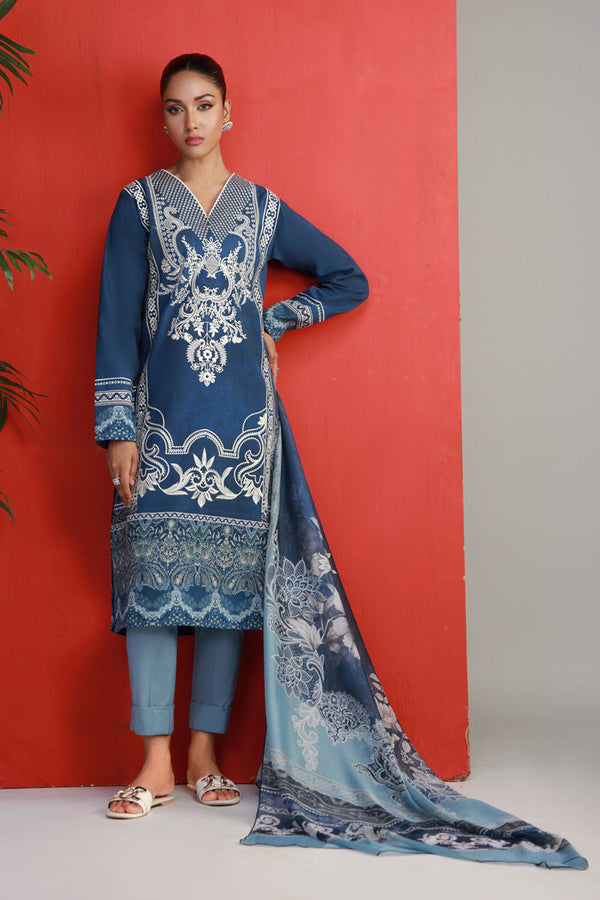 Shamaeel Ansari | Gulrang Lawn | Gulrang-03 by Shamaeel Ansari - Designer Dress  - Type : Ladies Clothes - Available at Libayah - 100% Original 