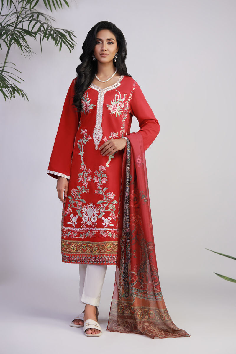 Shamaeel Ansari | Gulrang Lawn | Gulrang-04 by Shamaeel Ansari - Designer Dress  - Type : Ladies Clothes - Available at Libayah - 100% Original 