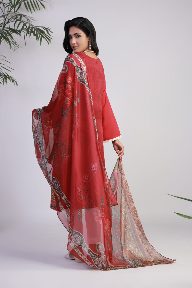 Shamaeel Ansari | Gulrang Lawn | Gulrang-04 by Shamaeel Ansari - Designer Dress  - Type : Ladies Clothes - Available at Libayah - 100% Original 