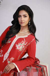 Shamaeel Ansari | Gulrang Lawn | Gulrang-04 by Shamaeel Ansari - Designer Dress  - Type : Ladies Clothes - Available at Libayah - 100% Original 