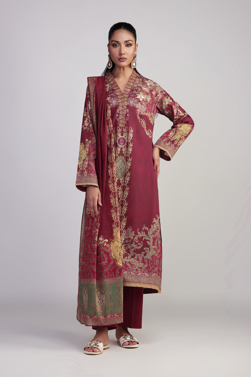 Shamaeel Ansari | Gulrang Lawn | Gulrang-05 by Shamaeel Ansari - Designer Dress  - Type : Ladies Clothes - Available at Libayah - 100% Original 