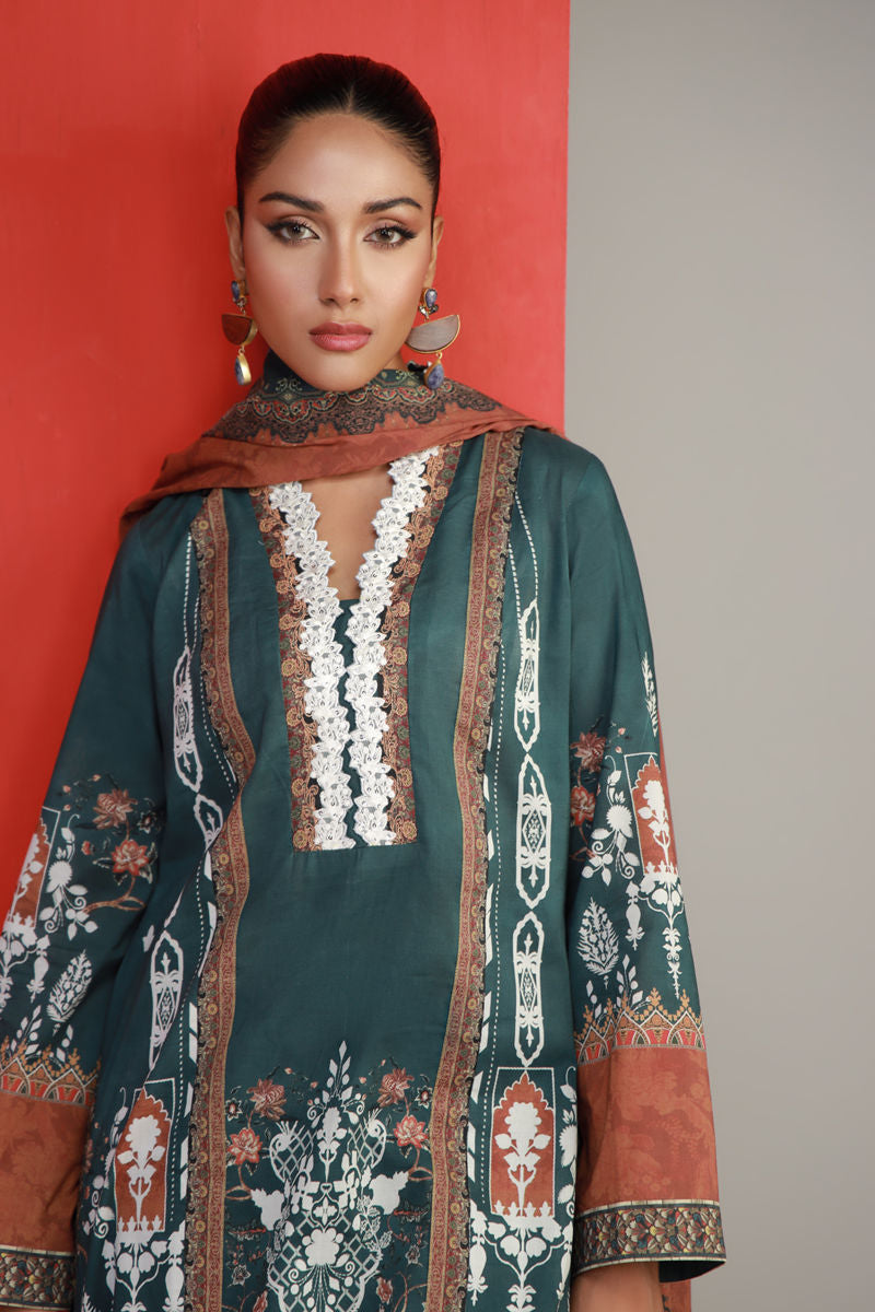 Shamaeel Ansari | Gulrang Lawn | Gulrang-06 by SHA - Designer Dress  - Type : Ladies Clothes - Available at Libayah - 100% Original 