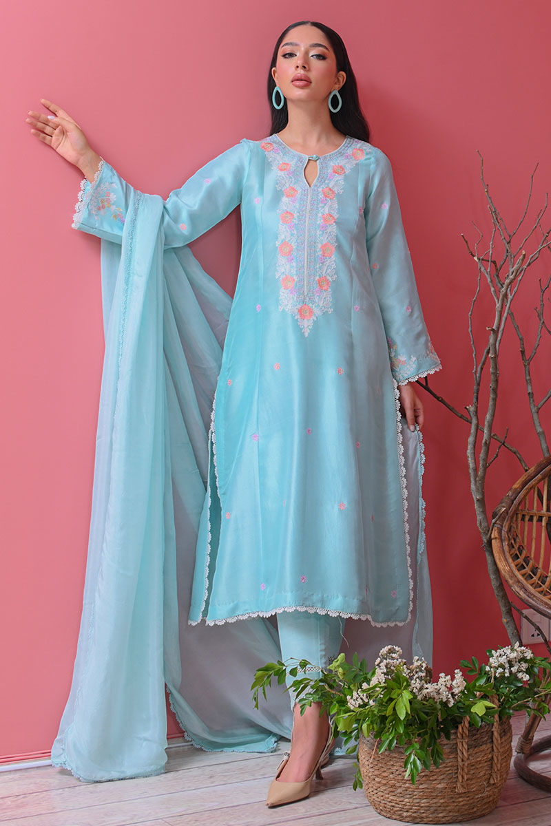 Ansab Jahangir | Luxury Silk Pret | VERONICA by Ansab Jahangir - Designer Dress - Type: Ladies Clothes - Available at Libayah - 100% Original