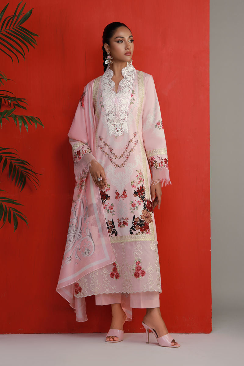 Shamaeel Ansari | Gulrang Lawn | Gulrang-08 by Shamaeel Ansari - Designer Dress  - Type : Ladies Clothes - Available at Libayah - 100% Original 