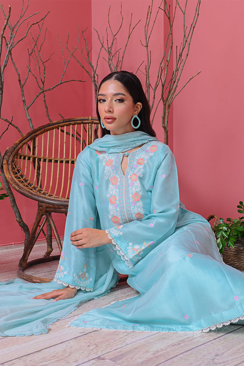 Ansab Jahangir | Luxury Silk Pret | VERONICA by Ansab Jahangir - Designer Dress - Type: Ladies Clothes - Available at Libayah - 100% Original