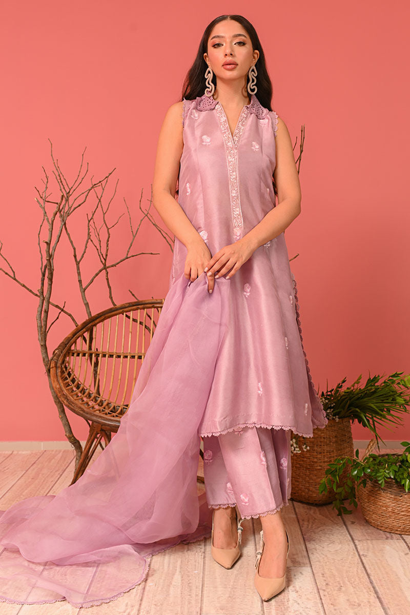 Ansab Jahangir | Luxury Silk Pret | ZINNIA by Ansab Jahangir - Designer Dress - Type: Ladies Clothes - Available at Libayah - 100% Original