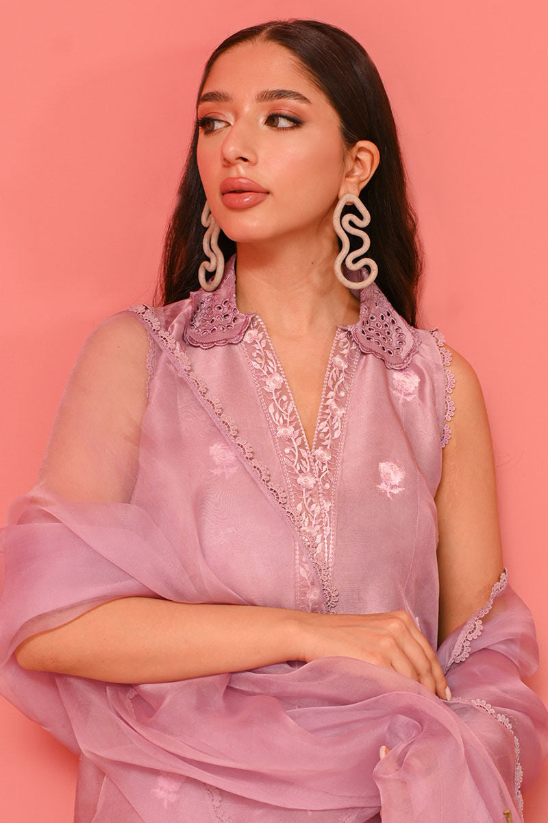 Ansab Jahangir | Luxury Silk Pret | ZINNIA by Ansab Jahangir - Designer Dress - Type: Ladies Clothes - Available at Libayah - 100% Original