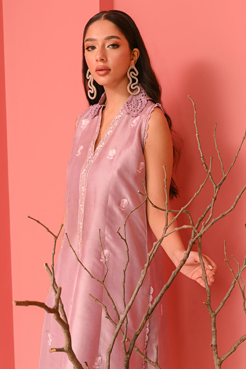 Ansab Jahangir | Luxury Silk Pret | ZINNIA by Ansab Jahangir - Designer Dress - Type: Ladies Clothes - Available at Libayah - 100% Original
