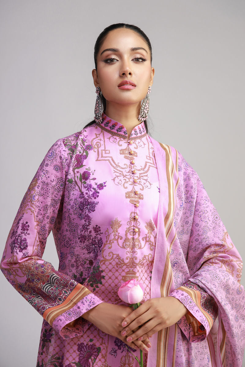 Shamaeel Ansari | Gulrang Lawn |Gulrang-09 by Shamaeel Ansari - Designer Dress  - Type : Ladies Clothes - Available at Libayah - 100% Original 