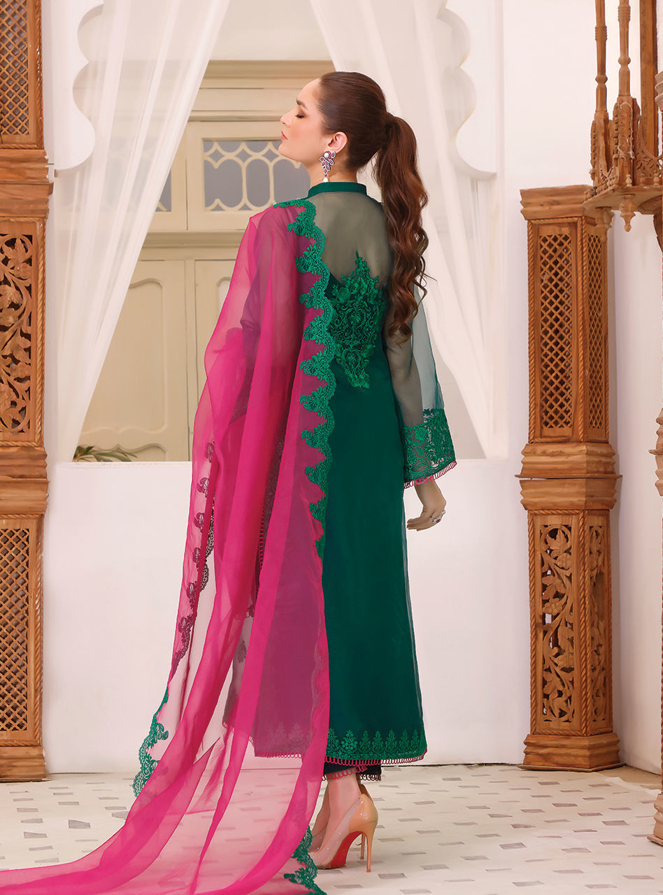 Zainab Chottani | Luxury Pret | JADE OLIVE by Zainab Chottani - Designer Dress - Type: Ladies Clothes - Available at Libayah - 100% Original
