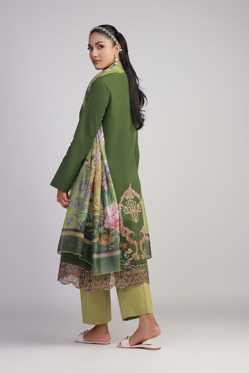 Shamaeel Ansari | Gulrang Lawn | Gulrang-10 by Shamaeel Ansari - Designer Dress  - Type : Ladies Clothes - Available at Libayah - 100% Original 