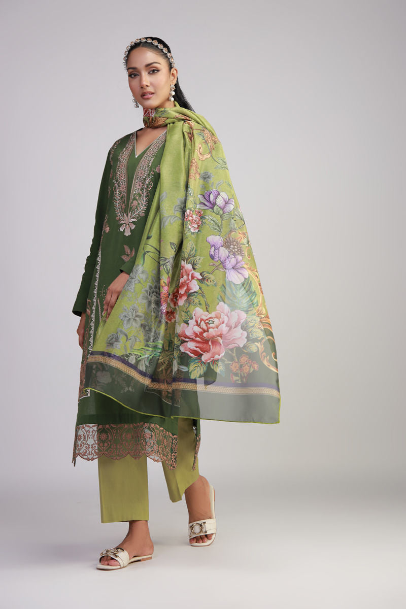 Shamaeel Ansari | Gulrang Lawn | Gulrang-10 by Shamaeel Ansari - Designer Dress  - Type : Ladies Clothes - Available at Libayah - 100% Original 