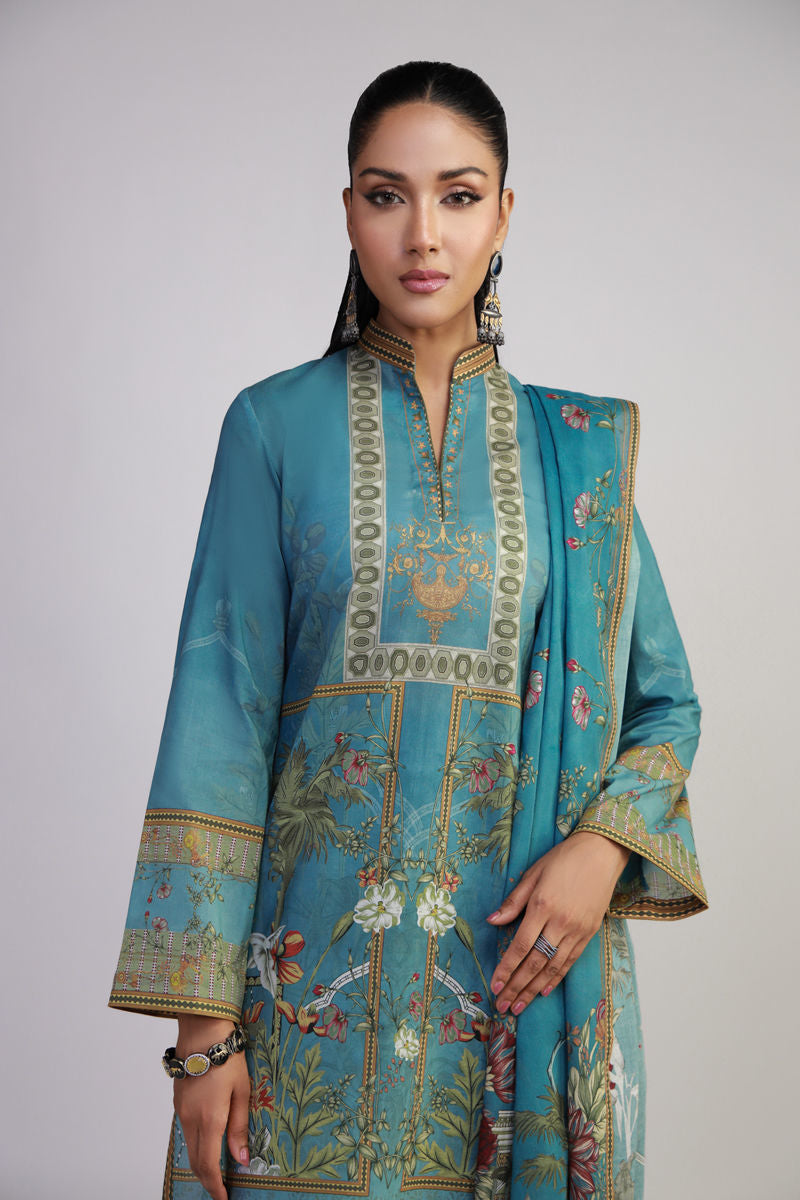 Shamaeel Ansari | Gulrang Lawn | Gulrang-11 by Shamaeel Ansari - Designer Dress  - Type : Ladies Clothes - Available at Libayah - 100% Original 