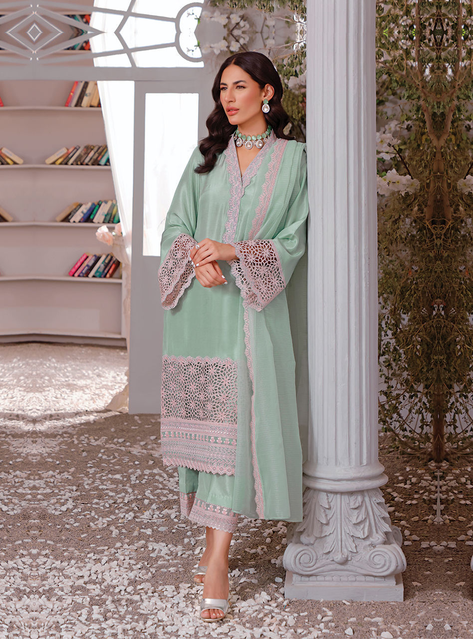 Zainab Chottani | Luxury Pret | MINT DELIGHT by Zainab Chottani - Designer Dress - Type: Ladies Clothes - Available at Libayah - 100% Original