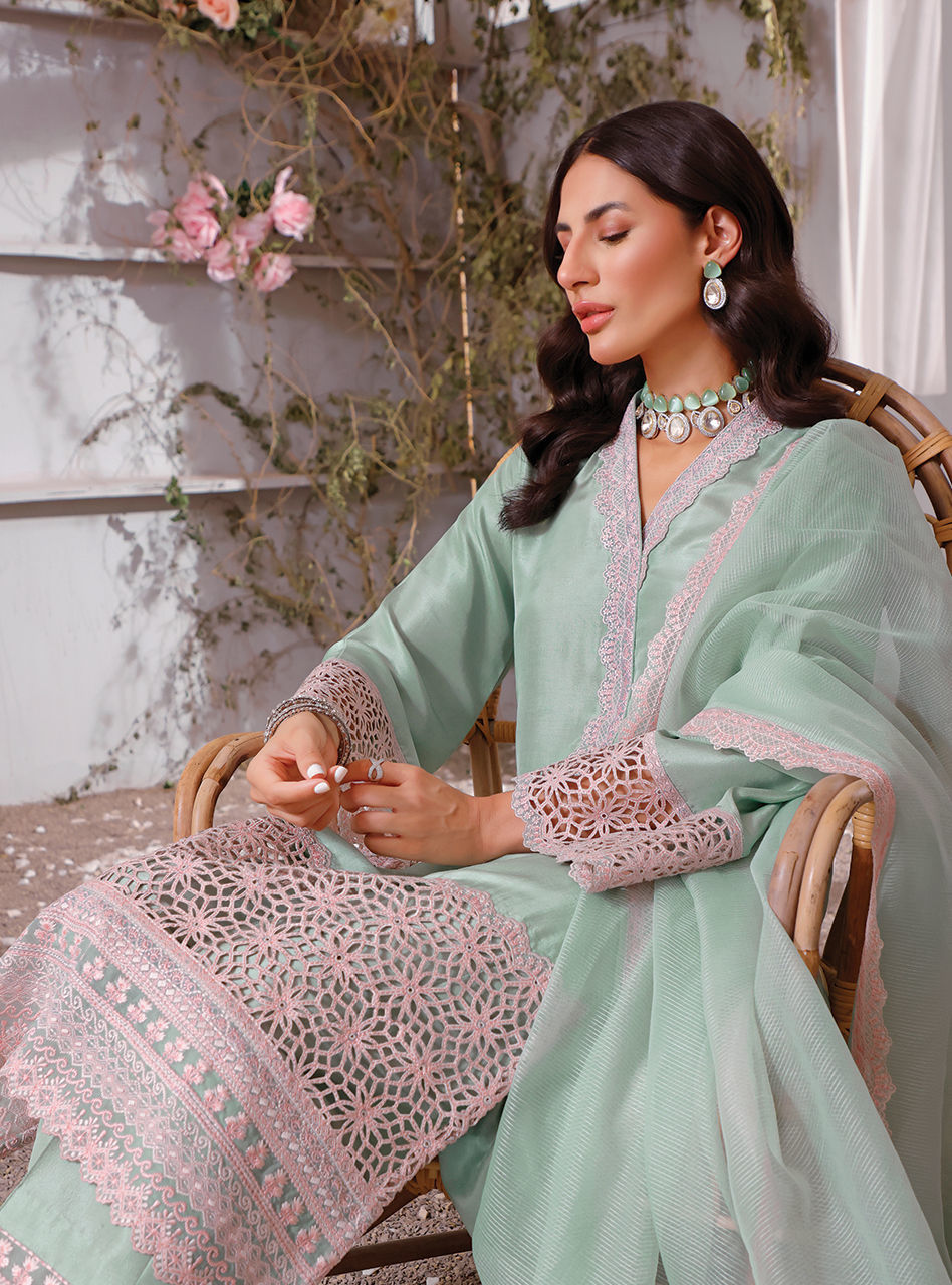 Zainab Chottani | Luxury Pret | MINT DELIGHT by Zainab Chottani - Designer Dress - Type: Ladies Clothes - Available at Libayah - 100% Original