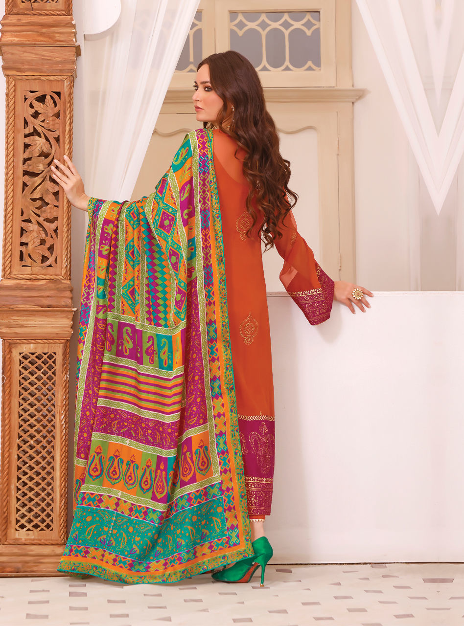 Zainab Chottani | Luxury Pret | FIESTA ROUGE by Zainab Chottani - Designer Dress - Type: Ladies Clothes - Available at Libayah - 100% Original