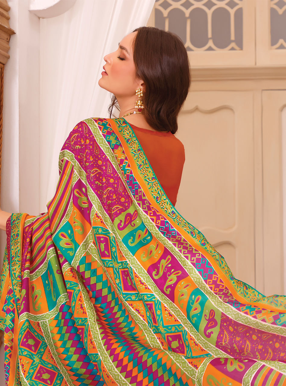 Zainab Chottani | Luxury Pret | FIESTA ROUGE by Zainab Chottani - Designer Dress - Type: Ladies Clothes - Available at Libayah - 100% Original