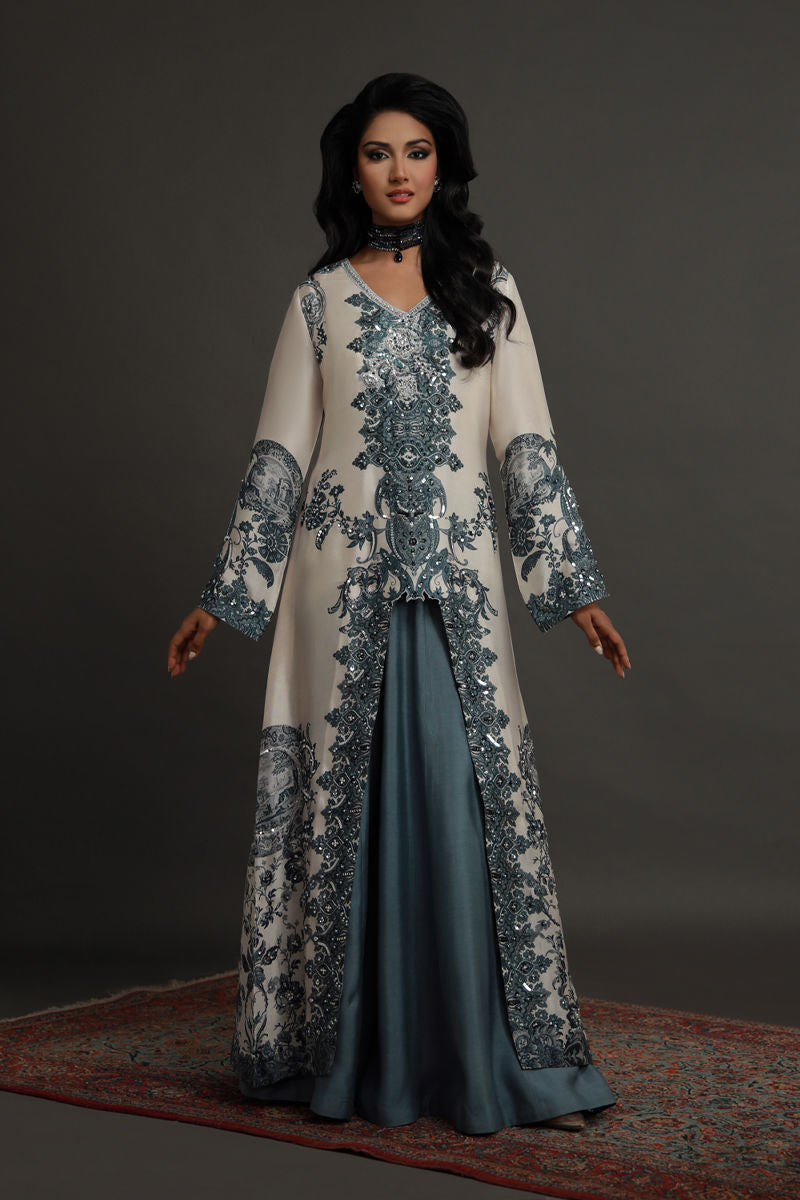 Shamaeel ansari | Flora Belle|FLORA-08 by Shamaeel Ansari - Designer Dress  - Type : Ladies Clothes - Available at Libayah - 100% Original 