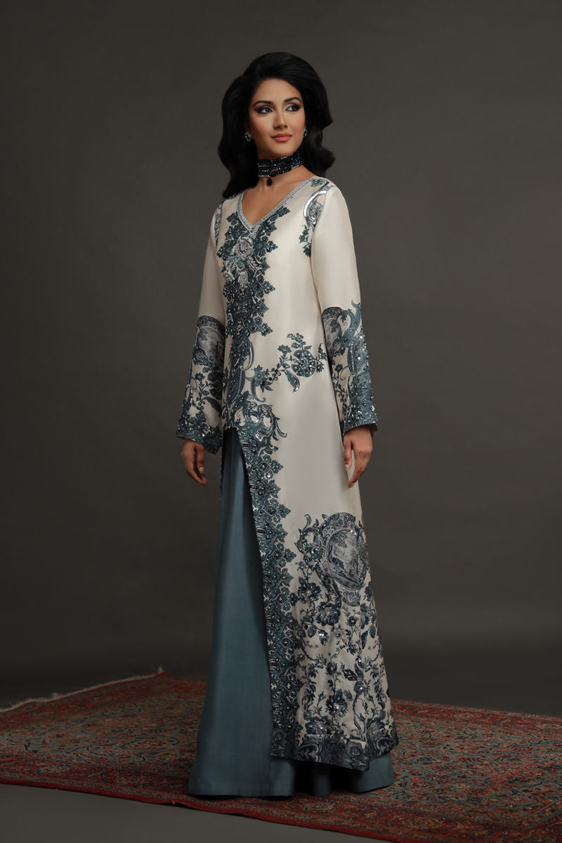 Shamaeel ansari | Flora Belle|FLORA-08 by Shamaeel Ansari - Designer Dress  - Type : Ladies Clothes - Available at Libayah - 100% Original 