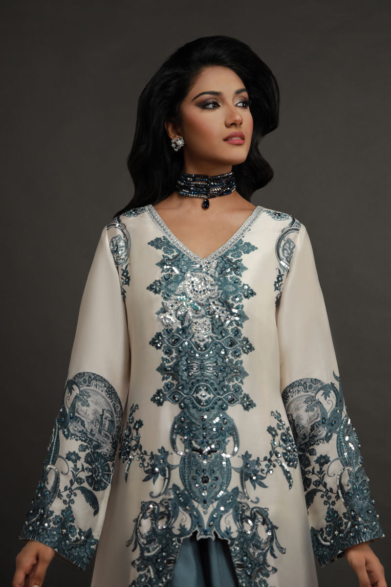 Shamaeel ansari | Flora Belle|FLORA-08 by Shamaeel Ansari - Designer Dress  - Type : Ladies Clothes - Available at Libayah - 100% Original 