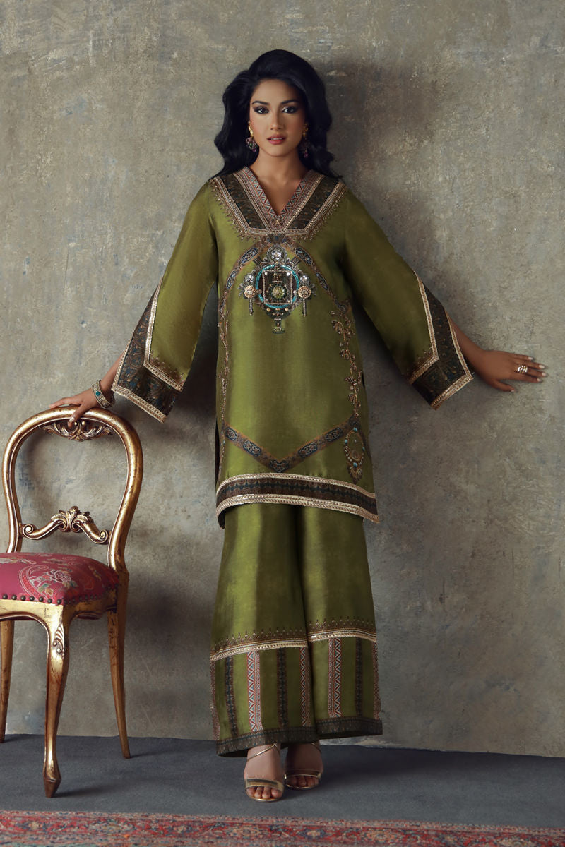 Shamaeel ansari | Flora Belle|FLORA- 05 by Shamaeel Ansari - Designer Dress  - Type : Ladies Clothes - Available at Libayah - 100% Original 