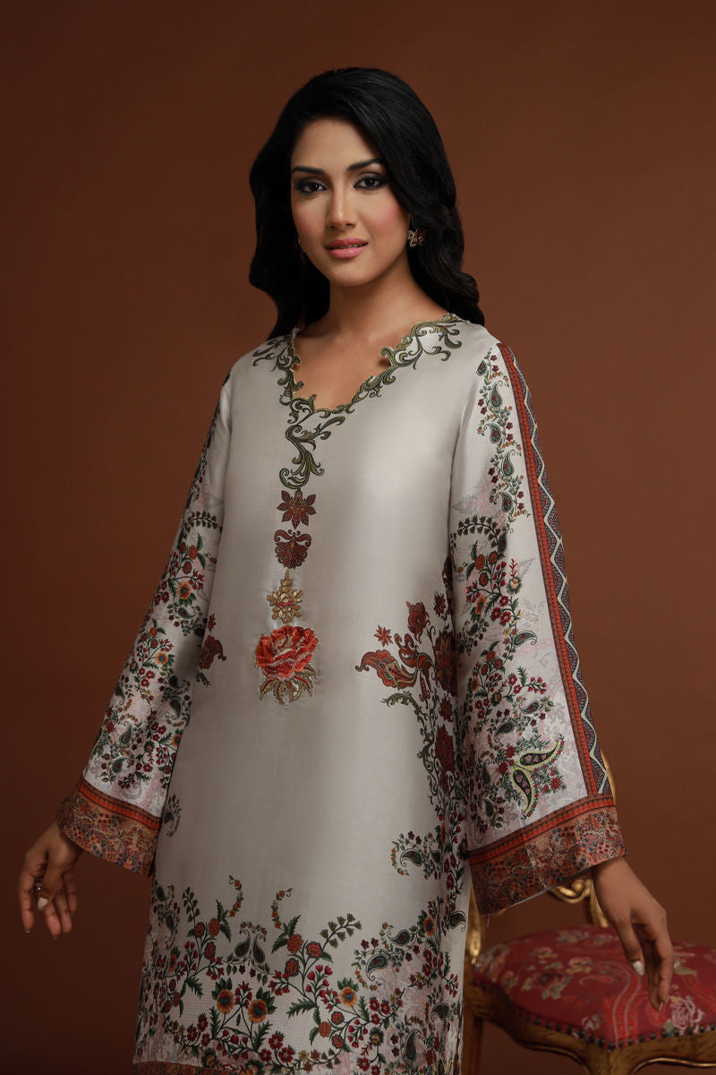 Shamaeel Ansari | Essentials 25 | Flora-04 by Shamaeel Ansari - Designer Dress  - Type : Ladies Clothes - Available at Libayah - 100% Original 