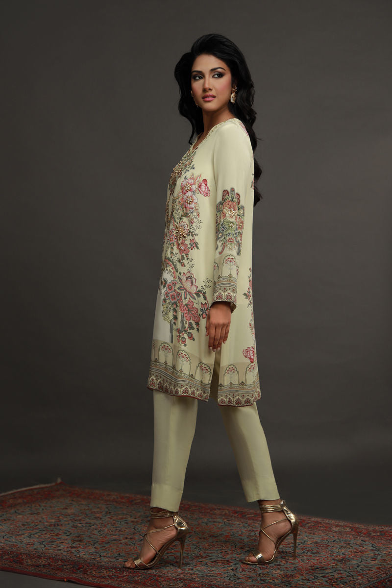 Shamaeel ansari | Flora Belle |Flora-02 by Shamaeel Ansari - Designer Dress  - Type : Ladies Clothes - Available at Libayah - 100% Original 