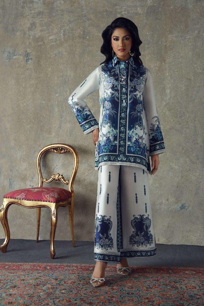 Shamaeel ansari | Flora Belle |Flora-01 by Shamaeel Ansari - Designer Dress  - Type : Ladies Clothes - Available at Libayah - 100% Original 